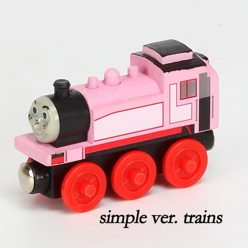 Rosie Tank Engine Thomas the Train Wooden Railway Friends Pink White -RARE